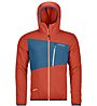 Ortovox Swisswool Zebru - giacca con cappuccio sci alpinismo - uomo, Orange
