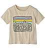 Patagonia Baby Fitz Roy Skies - T-Shirt - Kinder, Red