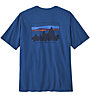Patagonia M's '73 Skyline Organic - T-shirt - uomo, Blue/Dark Blue