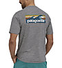 Patagonia M's L/S Cap Cool Daily Graphic - T-Shirt - Herren, Grey