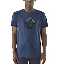 Patagonia M´s Fitz Roy Scope Organic - T-shirt trekking - uomo, Blue