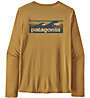Patagonia M's L/S Cap Cool Daily Graphic - maglia a maniche lunghe - uomo, Dark Yellow