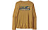 Patagonia M's L/S Cap Cool Daily Graphic - maglia a maniche lunghe - uomo, Dark Yellow
