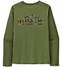 Patagonia M´s Long-Sleeved Capilene® Cool - maglia manica lunga - uomo, Green/Yellow