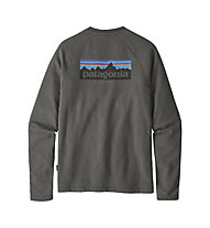 Patagonia P-6 Logo Lightweight - felpa - uomo, Grey
