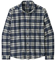 Patagonia Ms L/S LW Fjord Flannel - camicia maniche lunghe - uomo, Blue