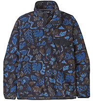 Patagonia Ms LW Synch Snap-T P/O - Fleece-Sweatshirt - Herren, Blue/Brown