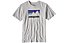 Patagonia Shop Sticker - Wander T-Shirt - Herren, Grey