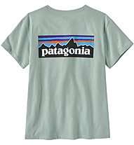 Patagonia P-6 Logo Responsibili-Tee - T-shirt - donna, Light Green