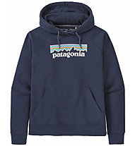 Patagonia Pastel P-6 Logo Organic Hoody - felpa con cappuccio - donna, Dark Blue