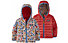 Patagonia Reversible Down Sweater Hoody - giacca in piuma - bambino, Red/Rose