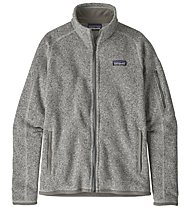 Patagonia Better Sweater - felpa in pile - donna, Grey