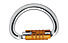 Petzl Omni Triact Lock - Karabiner , Grey/Orange