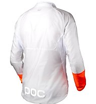 Poc Avip Light Wind Jacket - Fahrradjacke, White/Orange