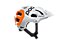 Poc Tectal Race Mips NFC - MTB Helm, White/Orange