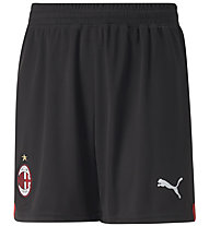 Puma AC Milan 22/23 Replica Jr - pantaloni calcio - bambino, Black/Red