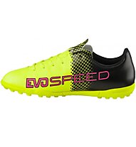 Puma evoSpeed 5.5 Tricks Turf - scarpe da calcio, Pink/Yellow