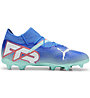 Puma Future 7 Pro FG/AG Jr - scarpe da calcio per terreni compatti/duri - ragazzo, Blue