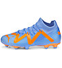 Puma Future Match FG/AG Jr - scarpe da calcio per terreni compatti/duri - bambino, Blue/Orange