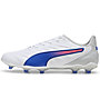 Puma King Pro FG/AG - scarpe da calcio per terreni compatti/duri - uomo, White/Blue