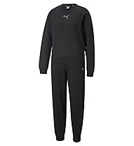 Puma Loungewear Fl - Trainingsanzug - Damen, Black