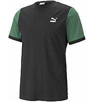 Puma M Classic Block - T-shirt - uomo , Black/Green