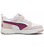 Puma Rebound V6 Jr - sneakers - bambina, White/Pink/Purple