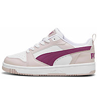 Puma Rebound V6 Lo Jr - sneakers - ragazza, Pink/Purple/White