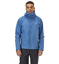 Rab Downpour Eco - giacca trekking - uomo, Light Blue