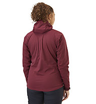 Rab Kinetic 2.0 W - giacca softshell - donna, Dark Red