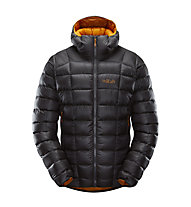 Rab Mythic Alpine - giacca piumino - uomo, Black/Orange