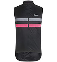 Rapha M's Brevet Insulated - gilet ciclismo - uomo, Dark Blue/Silver/Pink