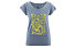 Red Chili Wo Zonita - T-shirt - donna, Light Blue/Yellow