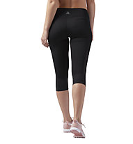 Reebok Capri Workout Ready - Fitnesshose 3/4-Schnitt - Damen, Black/White