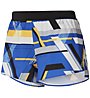 Reebok Epic Lightweight - pantaloni corti fitness - donna, Blue/White/Yellow