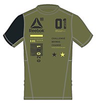 Reebok One Series Activ Chill Breeze Top T-Shirt fitness, Green