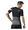 Reebok One Series Activchill Short Sleeve Compression Shirt Maglia a compressione fitness, Dark Grey