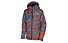 Rehall Raid - giacca snowboard - bambino, Light Blue/Orange