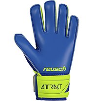 Reusch Attrakt SD Open Cuff Jr LTD - guanti da portiere - bambino, Yellow/Blue