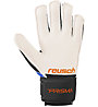 Reusch Prisma SD Easy Fit JR - guanti da portierer calcio - bambino, Blue/Orange/White