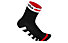 rh+ Ergo Sock (9 cm) Fahrradsocken, Black/White/Red