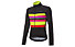 rh+ Fashion Lab - maglia bici a maniche lunghe - uomo, Black/Yellow/Red