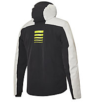 rh+ Zero II - giacca da sci - uomo, Black/White/Green