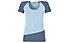 Rock Experience Merlin Ss W - T-shirt - donna, Light Blue/Blue