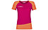 Rock Experience Merlin Ss W - T-shirt - Damen, Pink/Orange