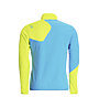 Rock Experience Ruout Full Zip giacca pile, Swedish Blue/Lime Punch
