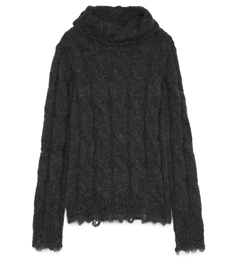 Maglione A Collo Alto In Misto Alpaca E Lana Donna Bianco | IT - Foto 7