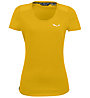 Salewa Alpine Hemp Graphic W S/S - T-shirt - Damen, Yellow/White