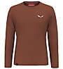 Salewa Pedroc Dry M L/S - maglia a maniche lunghe - uomo, Brown