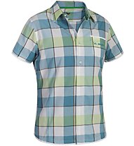 Salewa Henry DRY AM S/S Shirt, Blue/Green